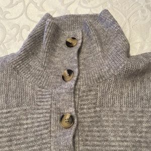 Buffalo gray knitted vest. Soft, cozy and warm. Never worn.